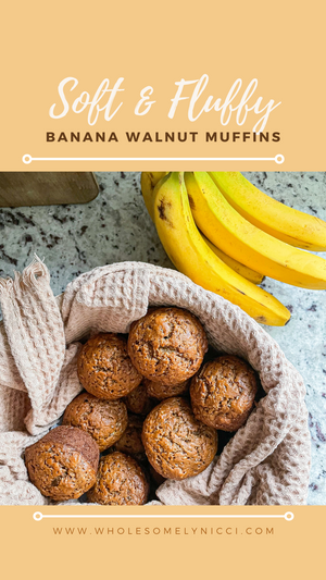 Banana-Walnut Muffins